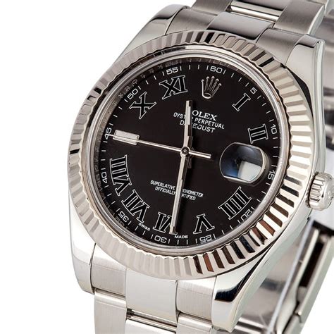 116334 rolex black roman numerals|Rolex 116334 price.